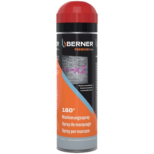 MARKING SPRAY PL.180° RED500ML